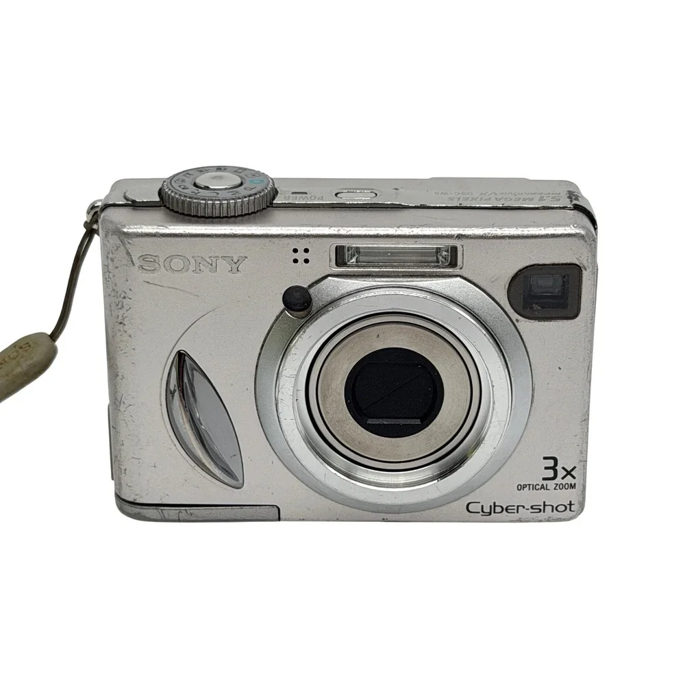 Sony Cyber-shot DSC-W5 Silver 5.1MP Digital Camera 3x Optical Zoom Carl Zeiss